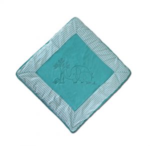 Omiland Baby Blanket Gajah Family Stripe Series