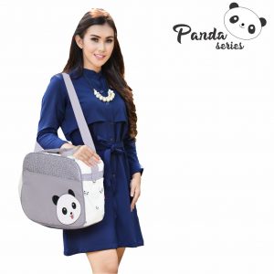 Omiland Tas Bayi Medium Panda  Series Abu Saku Print