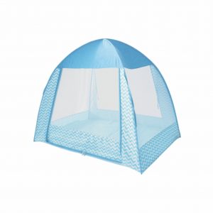 Omiland Kelambu Anak Tenda Mono Chevron Biru