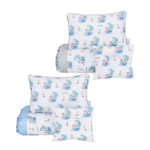 Omiland Bantal Guling Set Peang Sailor Series