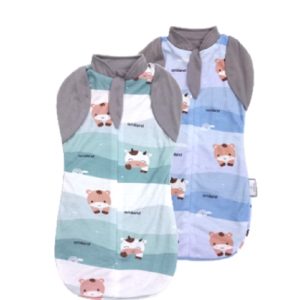 Omiland Bedong Instan DBL Kerah Cow And Friends Series