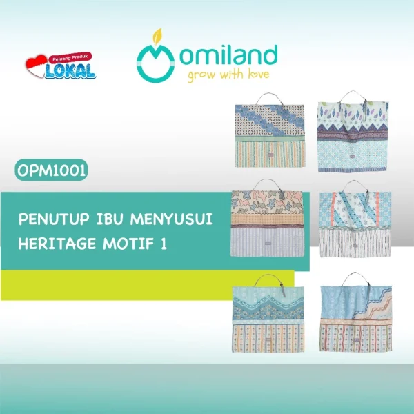 Omiland Nursing Cover Penutup Ibu Menyusui - Gambar 2