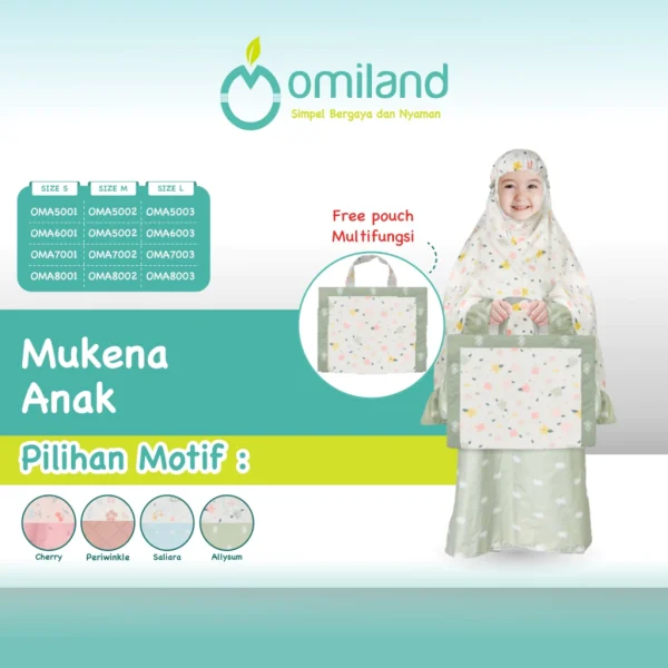 Omiland Mukena Anak (NEW) + Sajadah Anak Travelling - Gambar 2