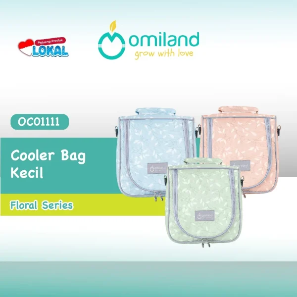 Omiland Cooler Bag Uk Kecil Floral Series - Gambar 2