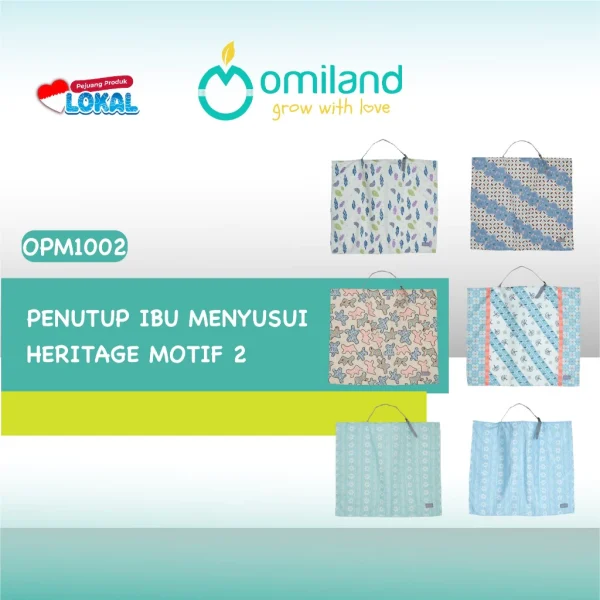 Omiland Nursing Cover Penutup Ibu Menyusui - Gambar 2