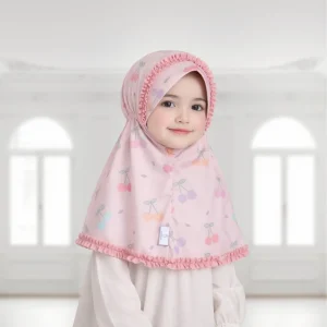 Omiland Jilbab Instan Poliester Rempel