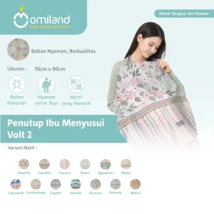 Omiland Nursing Cover Apron Menyusui With Label