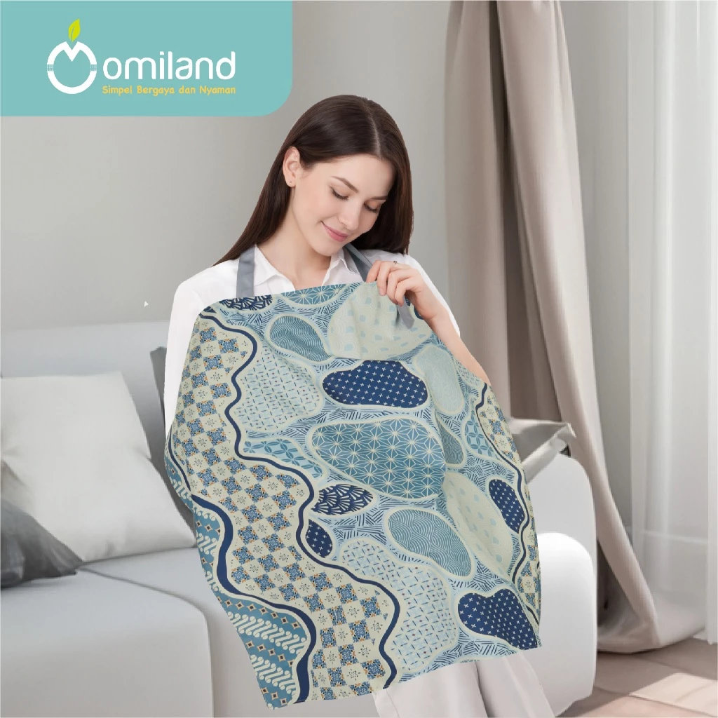 Omiland Nursing Cover Apron Menyusui Non Label