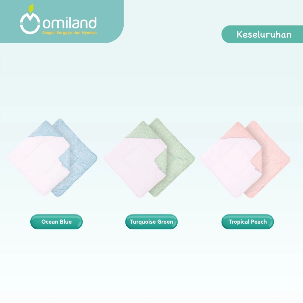 Omiland Baby Blanket Floral Series - Gambar 2