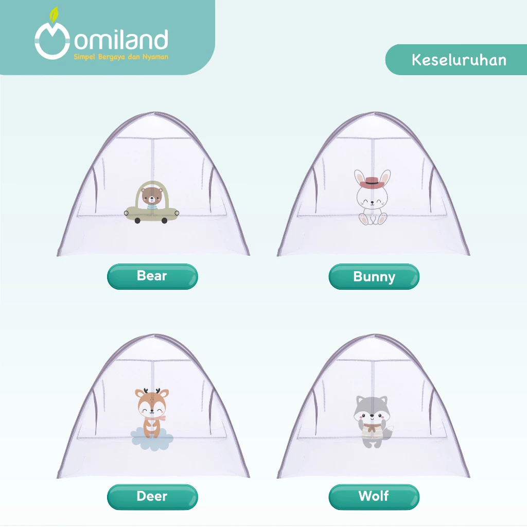 Omiland Kojong Bayi Print Karakter - Gambar 2