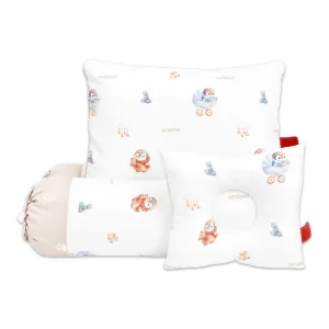 Omiland Bantal Guling Bayi Set Baby Penguin Series