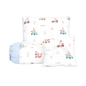 Omiland Bantal Guling Bayi Set Vacum Race Champion Series