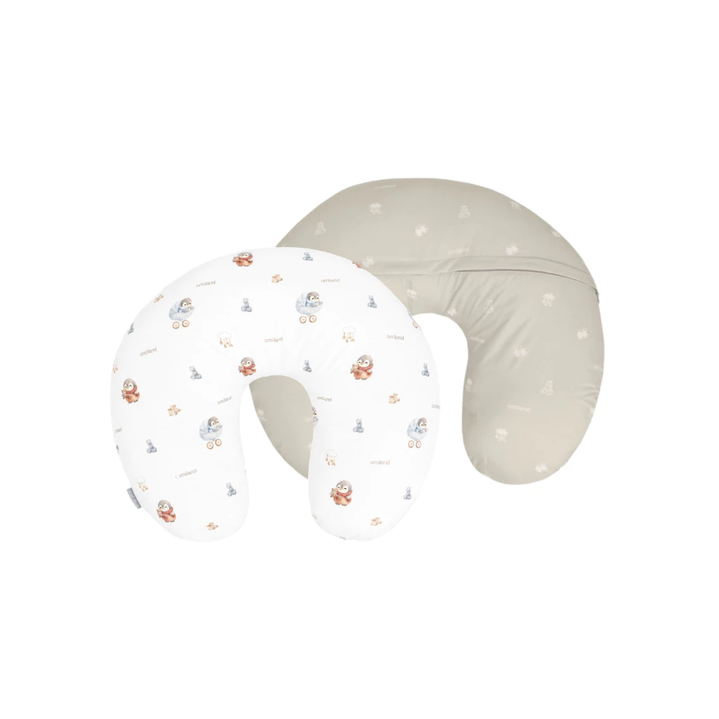 Omiland Bantal Ibu Menyusui Vacum Baby Penguin Series - Gambar 2